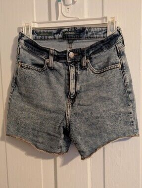 Wild Fable Classic High-Rise Medium Blue Denim Shorts